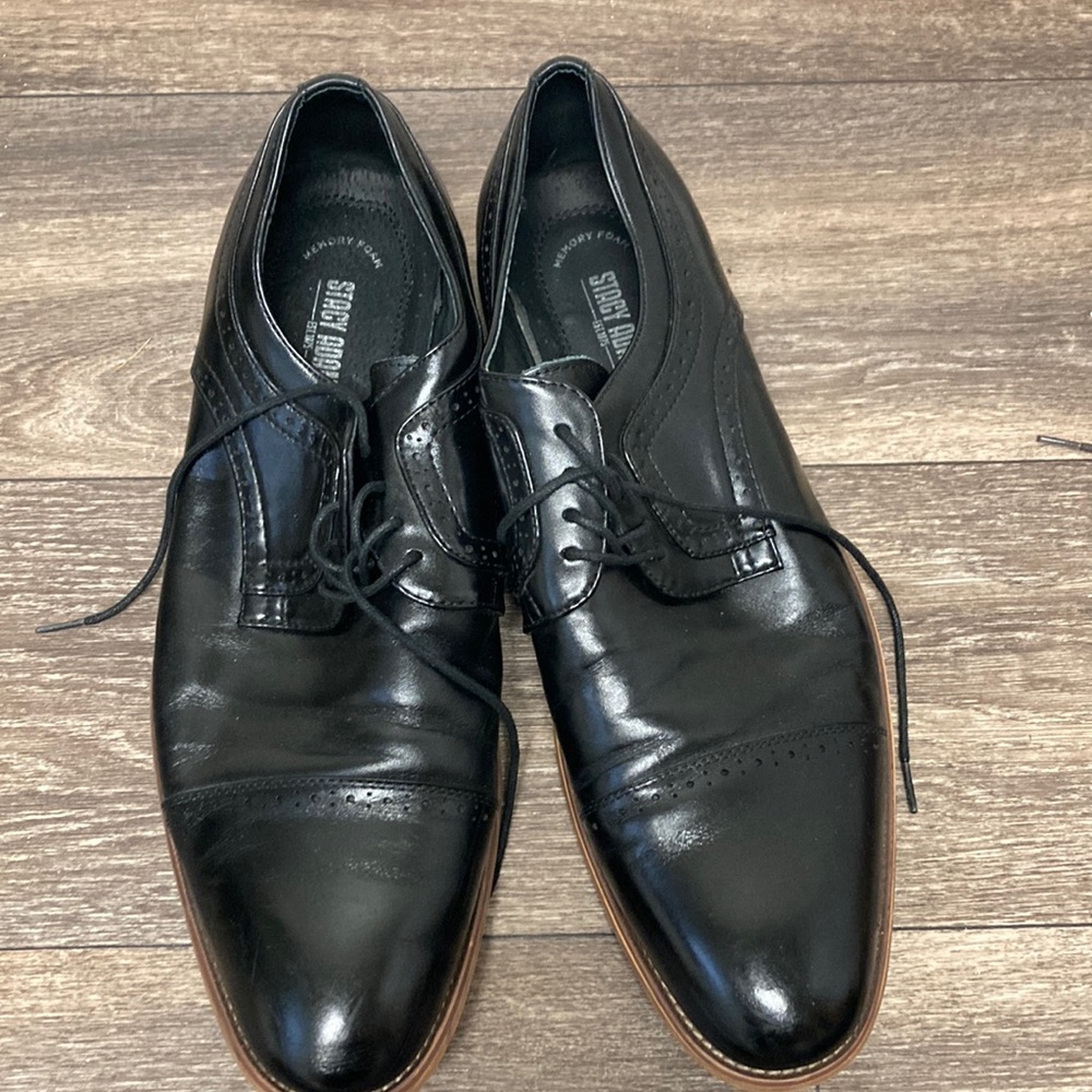 Black Stacy adams shoes size 13m